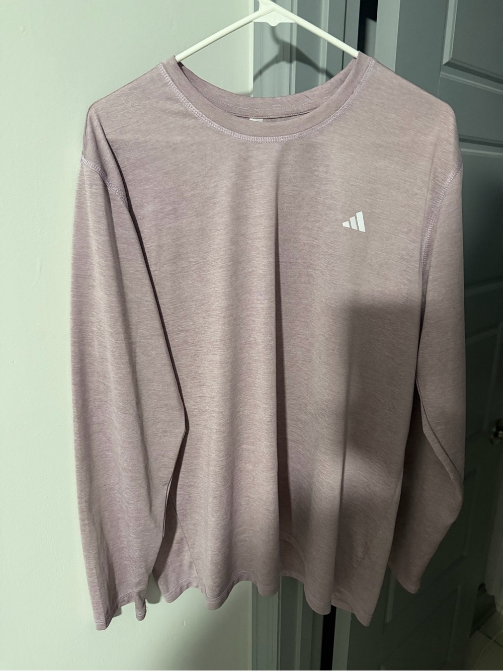 adidas Men’s Crewneck Sweater in Light Mauve